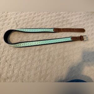 Vineyard Vines Shamrock ☘️ Canvas Belt